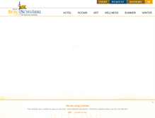 Tablet Screenshot of bergschloessl.com